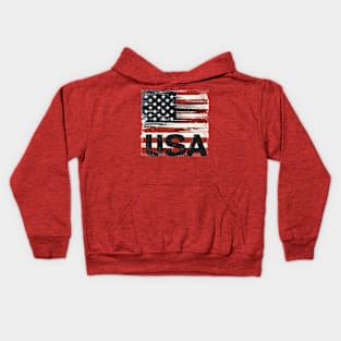 USA Flag Kids Hoodie